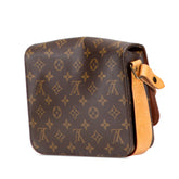 ルイ ヴィトン モノグラム カルトシェール22 斜め掛け ショルダーバッグ M51253 ブラウン PVC レザー レディース LOUIS VUITTON 【中古】